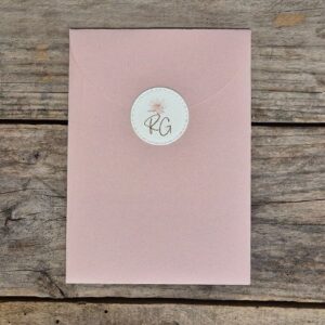 5 collezione rosa cipria tipologia 1 busta e adesivo