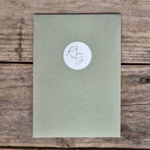 7 collezione verde tipologia 1 busta e adesivo